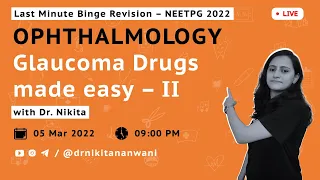 Glaucoma drugs made easy | Side effects | Ophthalmology mnemonics | Dr. Nikita Nanwani |NEETPG| FMGE