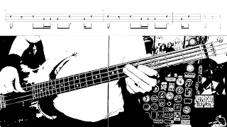 White Rabbit by Jefferson Airplane - Bass Cover with Tabs Play-Along