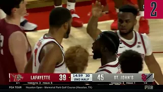 MBB vs Lafayette Top 5 Plays