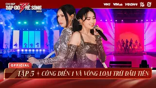 Tập 5 | Công 1 bùng nổ, Lan Ngọc và Diệu Nhi bất ngờ thành đội trưởng - Chị Đẹp Đạp Gió Rẽ Sóng 2023