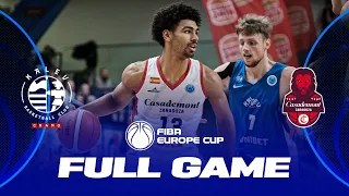 BC Kalev/Cramo v Casademont Zaragoza | Full Basketball Game | FIBA Europe Cup 2023-24