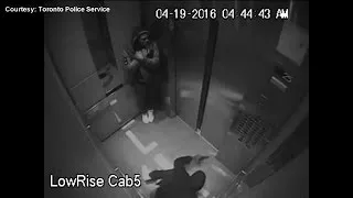 Toronto Police release video of alleged shooting, kidnapping inside elevator