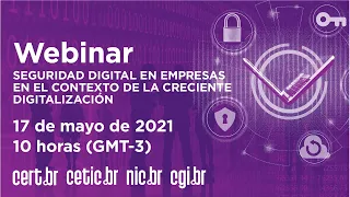 Webinar Seguridad Digital (Audio en Español)