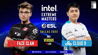 LIVE: FaZe Clan vs Cloud9 | IEM Dallas 2022 - Quarterfinals