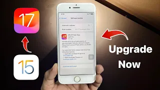 How to Update iOS 15 to iOS 17 on Older iPhones