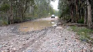 Toyota Hilux surf water corssing