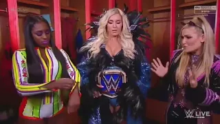 Charlotte Flair, Natalya and Naomi at Smackdown live.