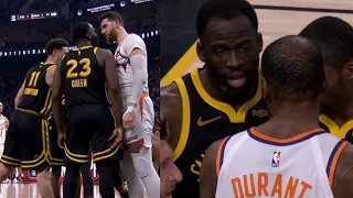 KD HAS TO STOP DRAYMOND & NURKIC FIGHT! FULL FIGHT! KLAY PUNCHES BALL! "Y'ALL NEED TO STOP! D*NM!"