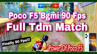 Poco F5 Bgmi 90 Fps Test In Tdm | On Demand of Many Users | Poco F5 90 fps Fixed Finally!!