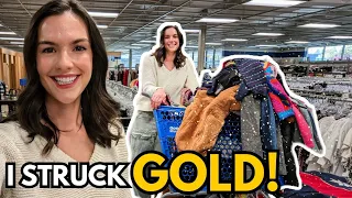 My Cart Was So FULL People Were STARING! Come Thrift With Me at Goodwill Sell Online eBay & Poshmark