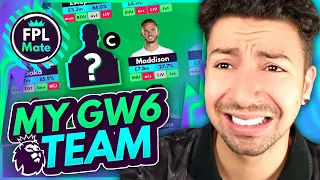 FPL GW6 TEAM SELECTION | Let's Bounce Back... | Gameweek 6 Squad for Fantasy Premier League 2023/24