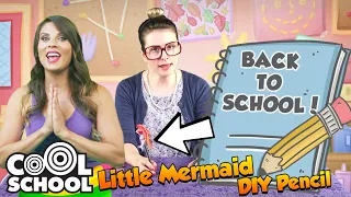 The Little Mermaid DIY Pencil Craft 🏰 Games + Story Adventure 📚 Ms. Booksy Back to School