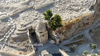 Tomb of Absalom Aerial / Jerusalem