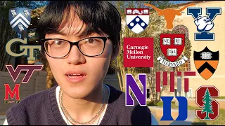 COLLEGE DECISION REACTIONS! (15+ schools: ivies, mit, stanford, + more)