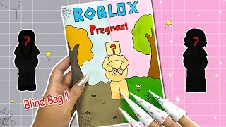 [🐾paper diy🐾] Roblox Pregnant 로블록스 Blind Bag Rich vs Poor 블라인드백 | ASMR DIY Paper