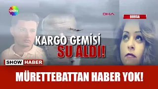 Marmara Denizi'nde kargo gemisi battı!