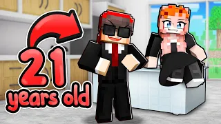 Turning Into 21 YEARS OLD in Minecraft!