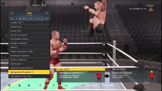 WWE 2K22 All New Moves