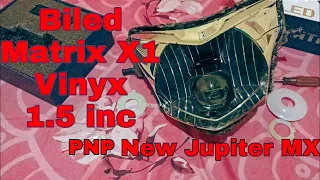 Pasang projector VINYX biled matrix X1 di motor New jupiter MX