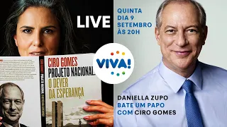 Ciro Gomes fala do livro ¨Projeto Nacional: O dever da esperança¨ em entrevista exclusiva