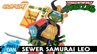 TMNT Ultimates SEWER SAMURAI LEO Super7 Action Figure Review | Teenage Mutant Ninja Turtles