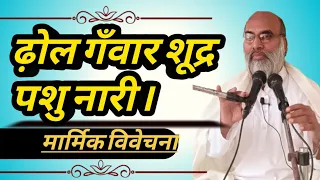 ढ़ोल गँवार शूद्र पशु नारी का मार्मिक विवेचना swamivivek #viral #trending #ramayan #ram #sanatandharma