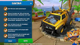 Golden Spearchaser unlock🔓gameplay. Beach buggy racing 2🏝️