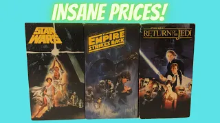 THE INSANE PRICES OF VINTAGE STAR WARS VHS TAPES