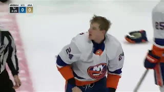 NHL Fight - Islanders @ Ducks - 2019 11 25