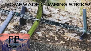 How to make climbing sticks