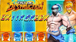 This BONUS SAVED The VIDEO On FIST OF DESTRUCTION SLOT!!