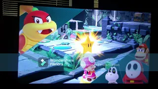 Super Mario Party - Whomp's Domino Ruins 15 turns #1 (Pom Pom vs Dry Bones vs Shy Guy vs Diddy Kong)