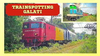 [4K] Trafic Feroviar / Railway Traffic in Galati | Trenuri | July 18th, 2021