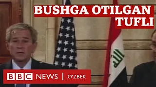 Президент Бушга туфли отганимдан афсусланмайман - BBC News O'zbek