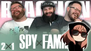 Spy x Family 2x1 REACTION!! "Follow Papa and Mama"