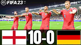 FIFA 23 - MESSI, RONALDO, MESSI, MBAPPE, NEYMAR, ALL STARS | ENGLAND 10 - 0 GERMANY