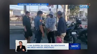 4 na suspek sa ilegal na bentahan ng mga hayop, arestado | Saksi