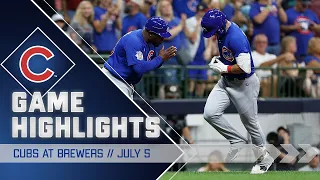 Game Highlights: Seiya Suzuki Homers in Cubs 8-3 Victory Over Brewers | 7/5/22