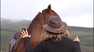 Cowgirl in Sierra Nevada, Andalucía