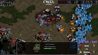 StarCraft 1: CARRIERS! - soso vs Motive G3 | CNSL 6