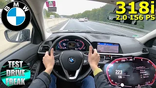 2022 BMW 318i G20 156 PS HIGH SPEED AUTOBAHN DRIVE POV