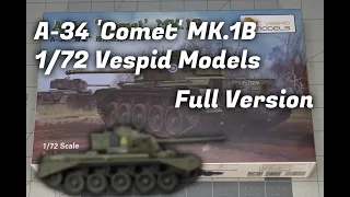 Vespid A-34 'Comet' Mk.1b 1/72 scale model tank [ Full Version ]