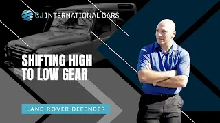 How to Shift a Land Rover Defender 90 or 110 from High to Low Gear. Diff lock demo included.