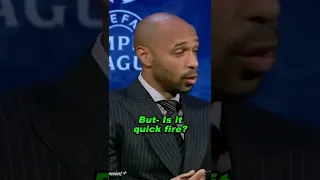 Thierry Henry picks Bergkamp over Messi 😮😮