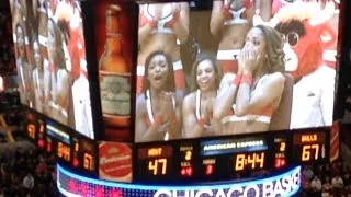 Luvabull marriage proposal at Bulls-Heat game at United Center