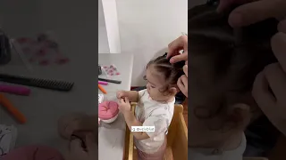 COMO HACER PEINADO FÁCIL PARA BEBÉS Y NIÑAS #viral #bebes