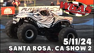 WGAS Motorsports Monster Truck Spring Nationals - Santa Rosa, CA - 5/11/24  Show 2 (Full Show)