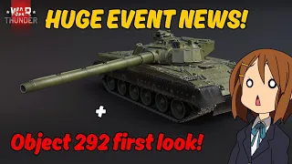 Object 292 first look + MASSIVE WAR THUNDER NEWS!