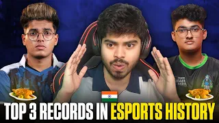 TOP 3 RECORDS IN INDIAN ESPORTS HISTORY