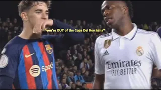 Look at what happened between Vinicius Jr and Gavi during el Clasico